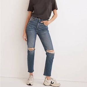 Madewell perfect vintage crop jean, size 27 tall